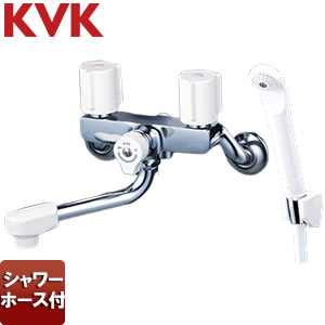 浴室用蛇口[壁][2ハンドルシャワー][150mmパイプ付][一般地]