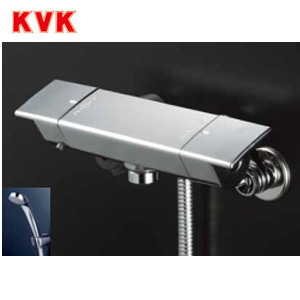 浴室用蛇口[壁][洗い場専用][サーモスタット付シャワーバス混合水栓][フルメタル][一般地]