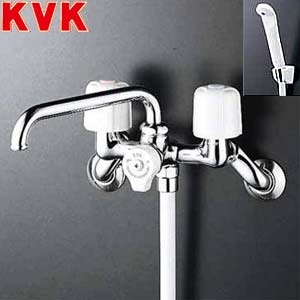 浴室用蛇口[壁][浴槽・洗い場兼用][2ハンドルシャワー][一般地]