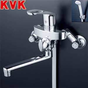 浴室用蛇口[壁][浴槽・洗い場兼用][シングルレバー式シャワー][KF5000Tシリーズ][240mmパイプ付][一般地]