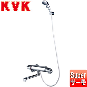 浴室用蛇口[壁][浴槽・洗い場兼用][KF800シリーズ][サーモスタット付シャワーバス混合水栓][めっき仕様][一般地]