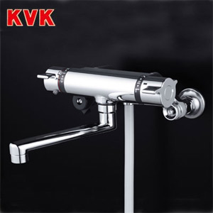 浴室用蛇口[壁][浴槽・洗い場兼用][KF800HAシリーズ][サーモスタット付シャワーバス混合水栓][めっき仕様][一般地]