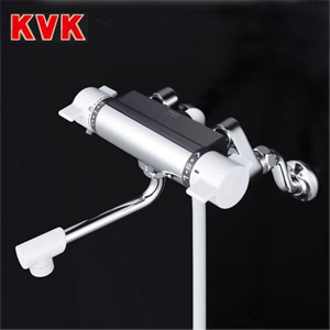 浴室用蛇口[壁][浴槽・洗い場兼用][KF800Uシリーズ][取替用サーモスタット付シャワーバス混合水栓][めっき仕様][一般地]