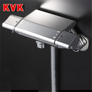 浴室用蛇口[壁][洗い場専用][KF850シリーズ][サーモスタット付シャワーバス混合水栓][めっき仕様][一般地]