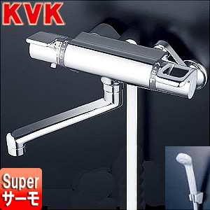浴室用蛇口[壁][浴槽・洗い場兼用][KF880シリーズ][サーモスタット付シャワーバス混合水栓][めっき仕様][一般地]