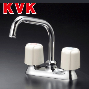 キッチン用蛇口[台][2ハンドル混合水栓][流し台用][湯水芯102mm][一般地]