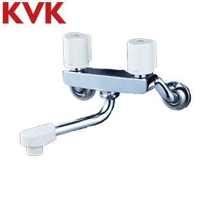 浴室用蛇口[壁][2ハンドル混合水栓][240mmパイプ付][一般地]