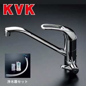 キッチン用蛇口[台][シングルレバー混合水栓][浄水器セット:Z38450][一般地]