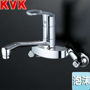 キッチン用蛇口[壁][シングルレバー混合水栓][上付パイプ][泡沫][一般地]