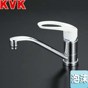 【SALE】キッチン用蛇口[台][シングルレバー混合水栓][流し台用][泡沫][首長210mmパイプ付][一般地]