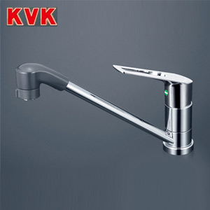 キッチン用蛇口[台][シングルレバー混合水栓][流し台用][eレバー][NSFシャワー][首振りシャワーヘッド][一般地]