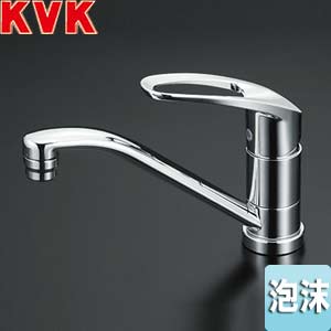 キッチン用蛇口[台][シングルレバー混合水栓][流し台用][泡沫][首長210mmパイプ付][一般地]