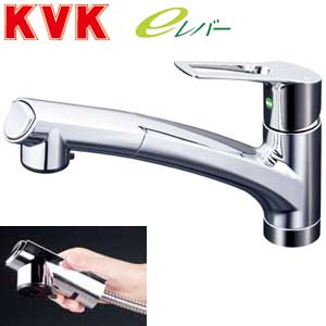 キッチン用蛇口[台][シングルレバー混合水栓][流し台用][eレバー][NSFシャワー][ホース引出式][一般地]