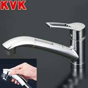 キッチン用蛇口[台][シングルレバー混合水栓][流し台用][NSFシャワー][ホース引出式][一般地]