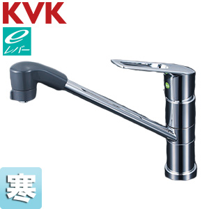 キッチン用蛇口[台][シングルレバー式シャワー付混合栓][eレバー][寒冷地]