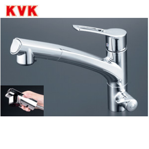 キッチン用蛇口[台][シングルレバー混合水栓][浄水器セット:Z38450][NSFシャワー][ホース引出式][一般地]