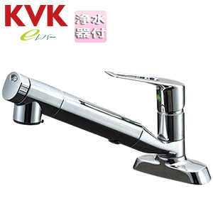 キッチン用蛇口[台][シングルレバー混合水栓][浄水カートリッジ付属][eレバー][泡沫][湯水芯102mm][一般地]