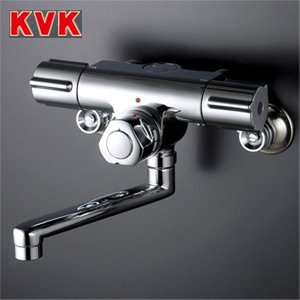 浴室用蛇口[壁][浴槽・洗い場兼用][定量止水付2ハンドル混合栓][KM59シリーズ][お湯ぴた][一般地]