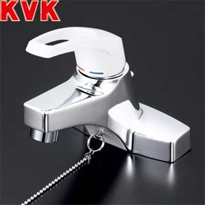 洗面用蛇口[台][シングルレバー混合水栓][ゴム栓付][一般地]