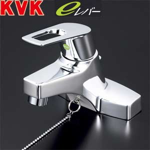 洗面用蛇口[台][シングルレバー混合水栓][ゴム栓付][eレバー水栓][一般地]