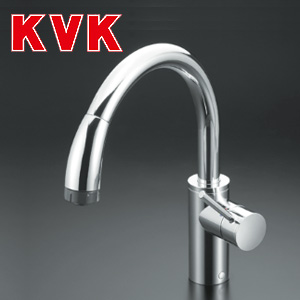 キッチン用蛇口[台][シングルレバー混合水栓][流し台用][上施工タイプ][シャワー][ホース引出式][グースネック][一般地]