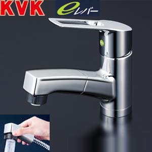 ●洗面用蛇口[台][シングルレバー混合水栓][eレバー水栓][シャワー引出][一般地]