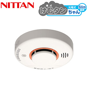 住宅用火災警報器[煙式][けむタンちゃん][スリム][単独型][音声タイプ][光電式][電池]