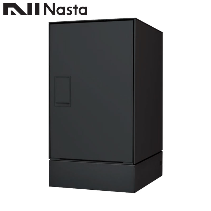 宅配ボックスセット ボックスライト[据置用幅木][前入][前出][FF][プッシュボタン錠][右開き][サイズL]