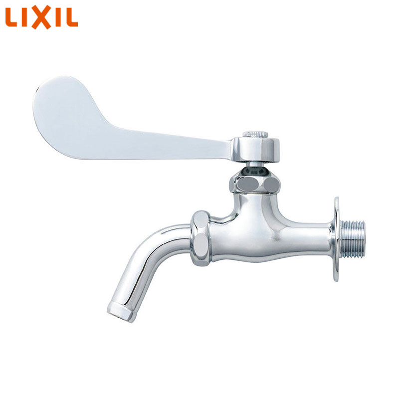 ユーティリティ用蛇口[壁][単水栓][横水栓][レバー式][吐水口回転][一般地寒冷地共用]