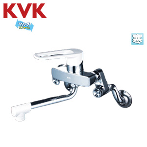 キッチン用蛇口[壁][取替用シングルレバー混合水栓][分岐口付][スパウト170mm][寒冷地]