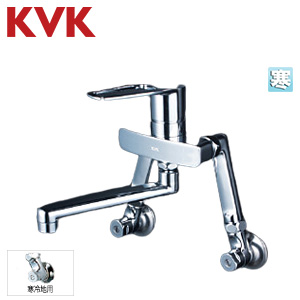 キッチン用蛇口[壁][シングルレバー混合水栓][スパウト170mm][寒冷地]