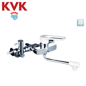 キッチン用蛇口[壁][シングルレバー混合水栓][給湯専用分岐口付][スパウト170mm][寒冷地]