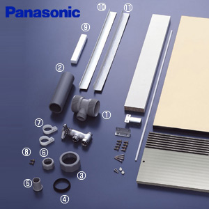 シンク下設置簡易排水管キット[ビルトイン食洗機部材]