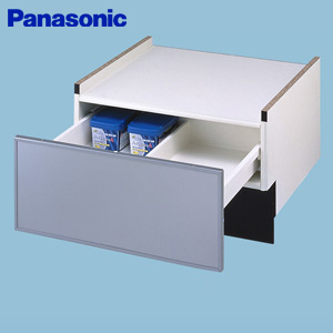 下部収納キャビネット[幅60cm][ドアパネル型専用][シルバー][ビルトイン食洗機部材]