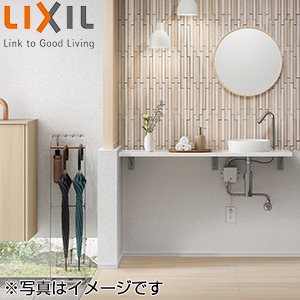 洗面化粧台セット エスタ[間口1200mm][ベッセル手洗タイプ][自動水栓][ボウル右寄せ][マットホワイト][一般地]