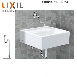 コンパクトシンクセット[流しセット][壁掛式][壁付水栓][単水栓][LF-12(100)-13][床排水]