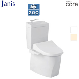 組み合わせトイレセット キュアーズコア[床：排水芯200mm][手洗い有り][洗浄便座付(JCS-230ENN)][タンク式便器][一般地]