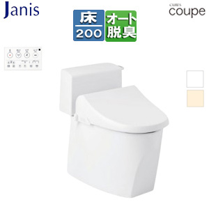 組み合わせトイレセット キュアーズクーペ[床：排水芯200mm][手洗い無し][洗浄便座付(JCS-220DRN)][リモコン洗浄][タンク式便器][一般地]