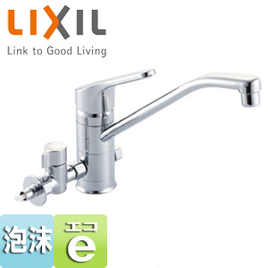 キッチン用蛇口 クロマーレ[台][シングルレバー混合水栓][分岐形][エコハンドル][泡沫][一般地]