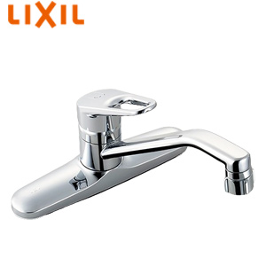 キッチン用蛇口 クロマーレ[台][シングルレバー混合水栓][エコハンドル][シャワー付][湯水芯203mm][スパウト260mm][一般地]