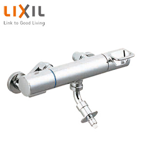 洗濯機用蛇口[壁][サーモスタット混合水栓][緊急止水弁付][本体昇圧防止][ワンタッチ式][一般地]