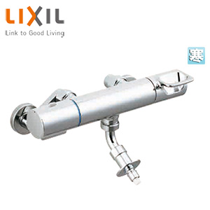 洗濯機用蛇口[壁][サーモスタット混合水栓][緊急止水弁付][本体昇圧防止][ワンタッチ式][寒冷地]