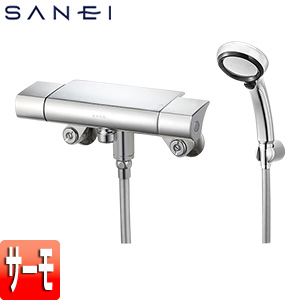 浴室用蛇口 スット[壁][サーモスタット付シャワー混合水栓][一時止水][一般地]