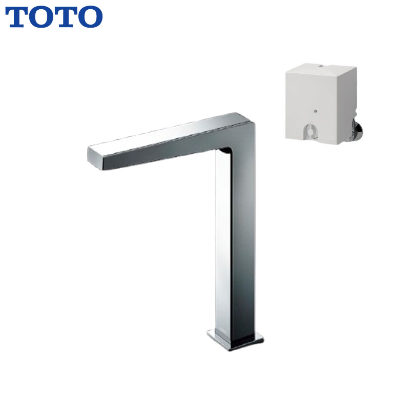 洗面用蛇口 アクアオート[台][コンテンポラリタイプ(角)][自動水栓][混合水栓][発電タイプ][TLE25008JA][排水栓なし][首長159mm][一般地]