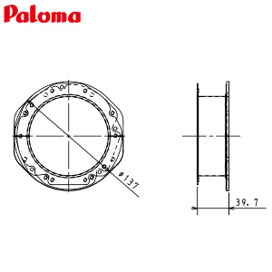 PSアルコーブ設置用アダプタ[給湯器部材]