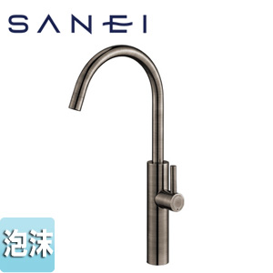 ●洗面用蛇口[台][単水栓][立水栓][スパウト168mm][セラミック][琥珀(こはく)][一般地]