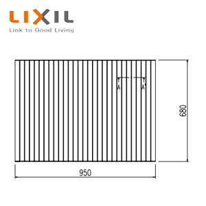 ふろふた[680mm×950mm][ホワイト][ポリエック用][浴槽部材]