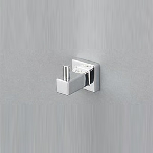 ローブフック[亜鉛合金製][めっき仕上げ][角型][アクセサリー]