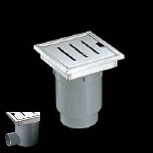 浴室排水ユニット[ステンレス][非防水層タイプ][横引きトラップ][150角タイル用][長さ150タイプ][浴室部材]