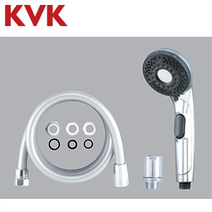 シャワーヘッドセット[ハダモワンストップ][ウルトラファインバブル][一時止水][めっき][メタリックホース][長さ1.6m]